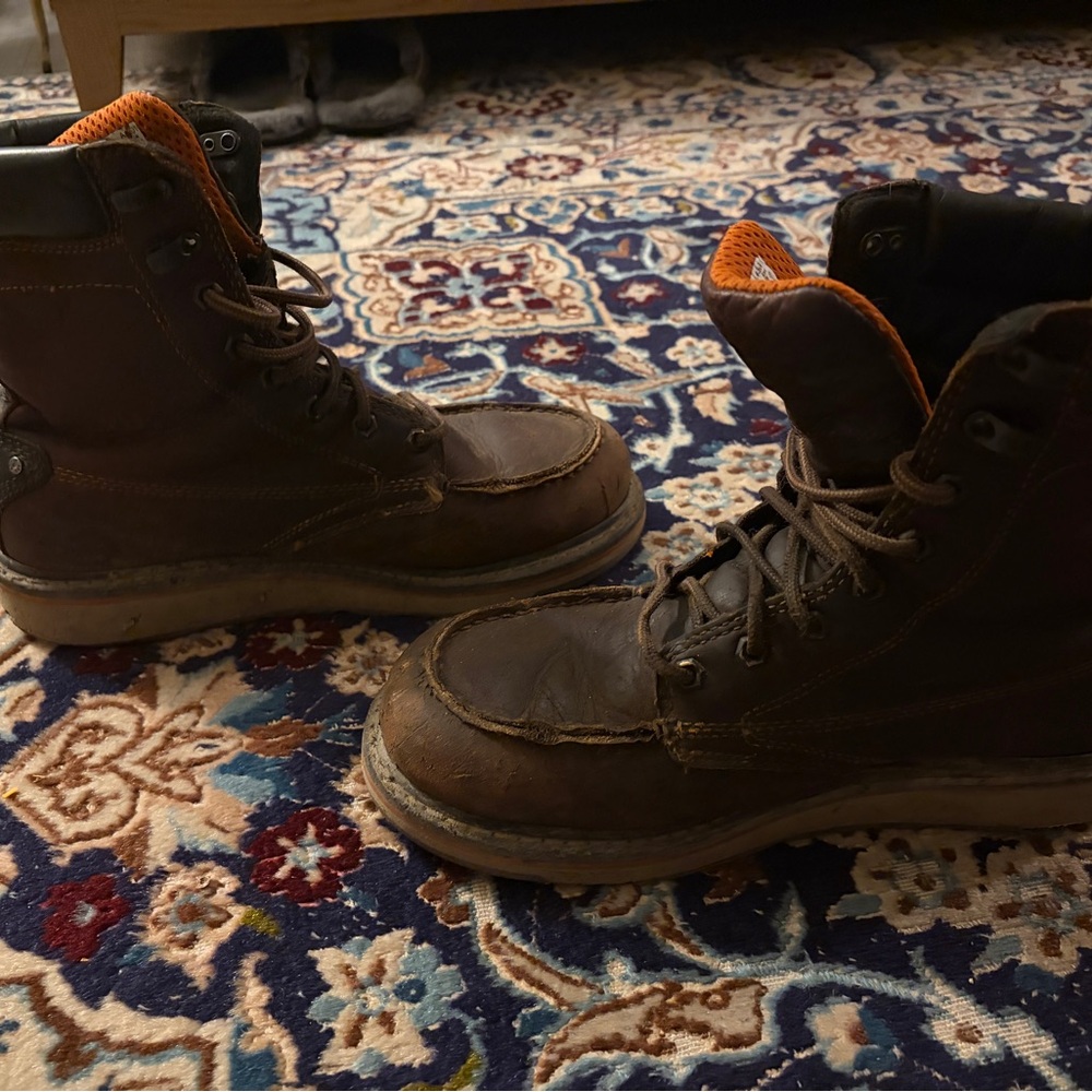 Timberland PRO Men's Brown Work Boots sz 9 8” - Picture 3 of 6